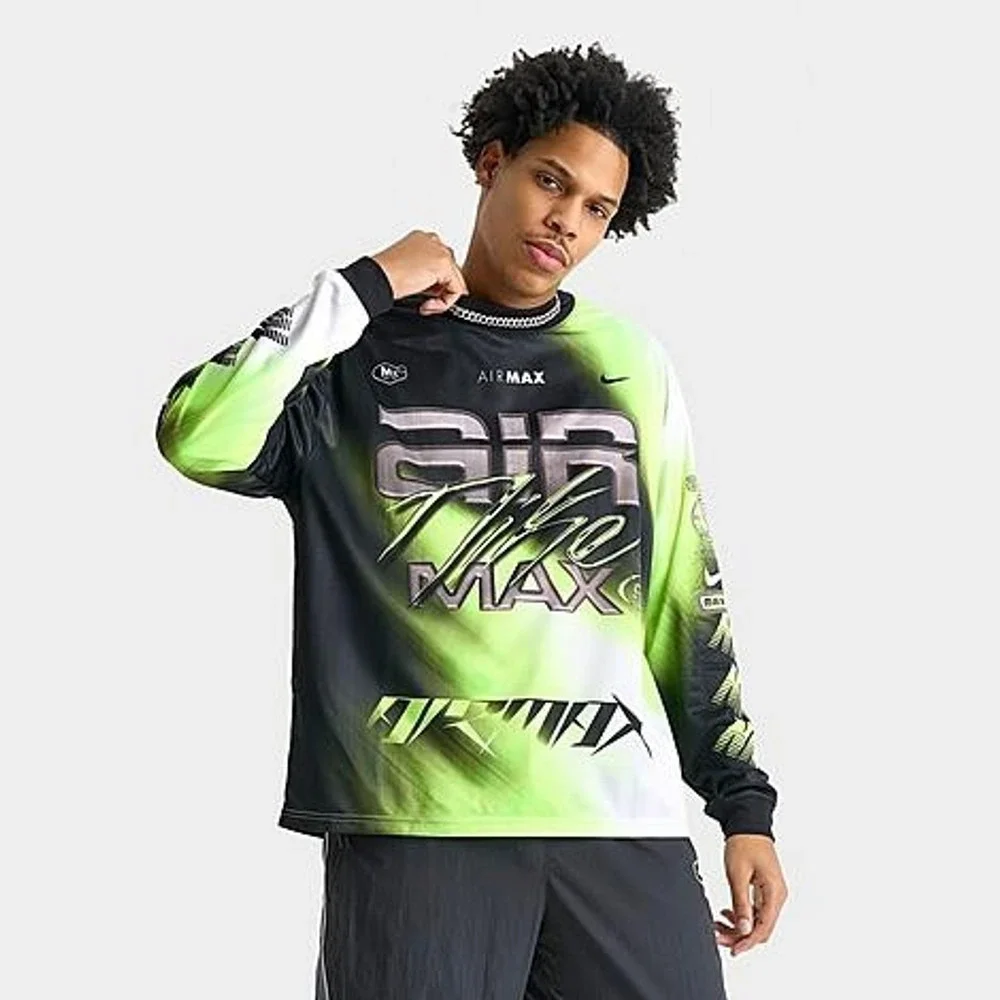 Nike Culture of Football Air Max 95 Dri-FIT Soccer Jersey Men's S Volt